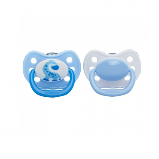 Dr.Brown 971 Pacifier with Handle 6-12m - Blue