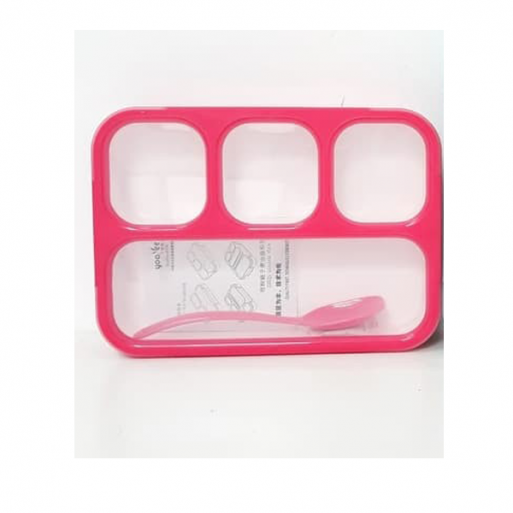 Yooyee 578 LeakProof Lunch Box 4Comp - Fushia