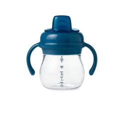 OXO Tot Grow Soft Spout Sippy Cup W/Removable Handles 6oz - Navy