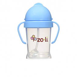 Zoli Bot Straw Sippy Cup 6oz - Blue