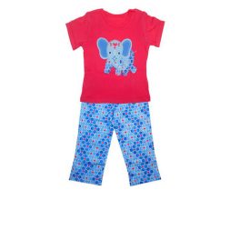 Jumping Beans Girl Elephant Pinky Blue 2B