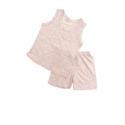 Kotton Mill Essentials Singlet Vest & Shorts Size 90 - Pink