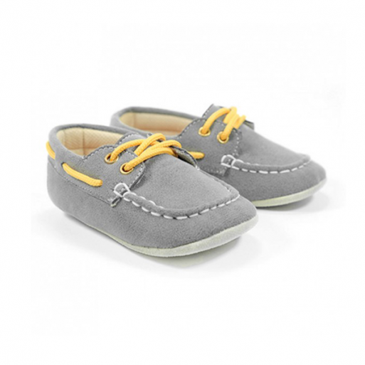 Hellomici Prewalker Moccasin Grey Size 4