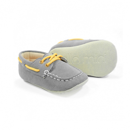 Hellomici Prewalker Moccasin Grey Size 4