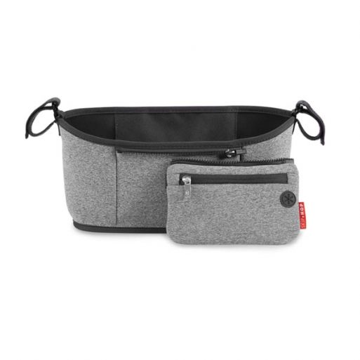 Skiphop Stroller Organizer - Heather Grey