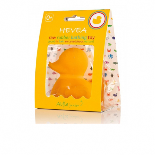 Hevea Natural Rubber Bath Toy - Alfie The Duck