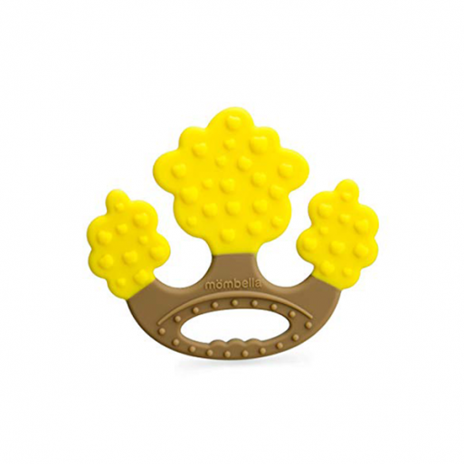 Mombella Apple Tree Teether - Yellow