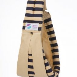 Baba Slings Stripe - Mocha Border