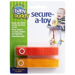 Baby Buddy Secure-a-Toy - Orange Gold