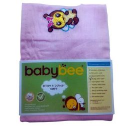 Babybee Buddy Pillow Case - Pink