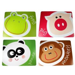 Bamboo Kids Pinky the Pig 4pc Placemat Set