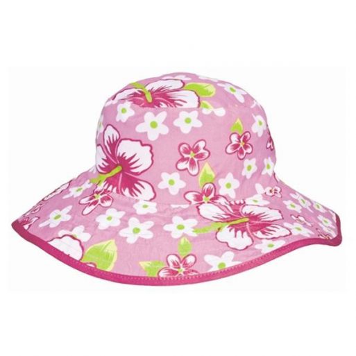 Banz Hat Kidz Rev Pink Floral