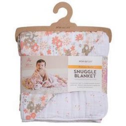 Bebe au Lait Snuggle Blanket Muslin Billy Buttons/Perky Perennials