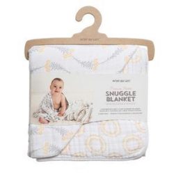 Bebe au Lait Snuggle Blanket Muslin Wildflower/Halo