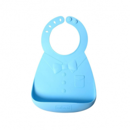 Make My Day Baby Bib Blue