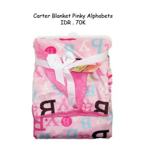 Carter Blanket Pinky Alphabets