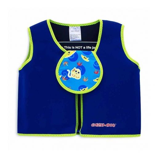 Cheekaaboo Floatsy Jacket - Navy Blue / Stingray (S)