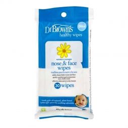 Dr.Brown Nose & Face Wipes 30-Pack