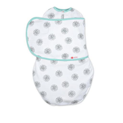 Embe Luxe - 2-Way swaddle Hash Circle Mint