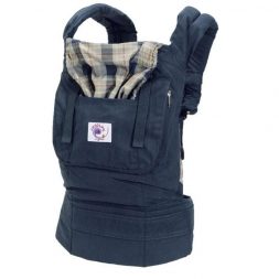 Ergobaby Organic Baby Carrier Navy Plaid