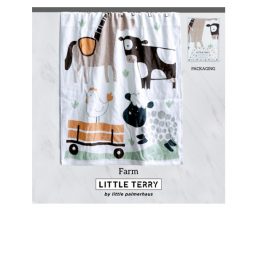 Little Terry Baby Towel by Little Palmerhaus - Farm