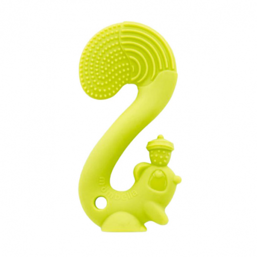 Mombella Squirrel Teether Toy Doo - Green