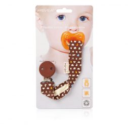 Hevea Pacifier Holder - Brown