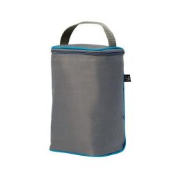 J.L. Childress Tall Two-Cool 2-Bottle Cooler - Grey/ Teal