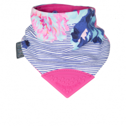 Cheeky Chompers Neckerchew - Joules Flowers & Stripes