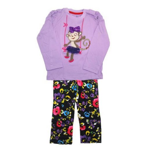 Jumping Bean Girls Purple Monkey ( A )