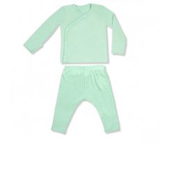 Little Palmerhaus Baby Kimono 3m - Sage Green