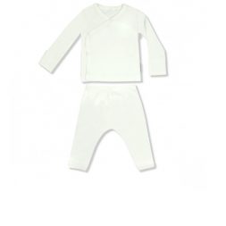 Little Palmerhaus Baby Kimono 3m - White