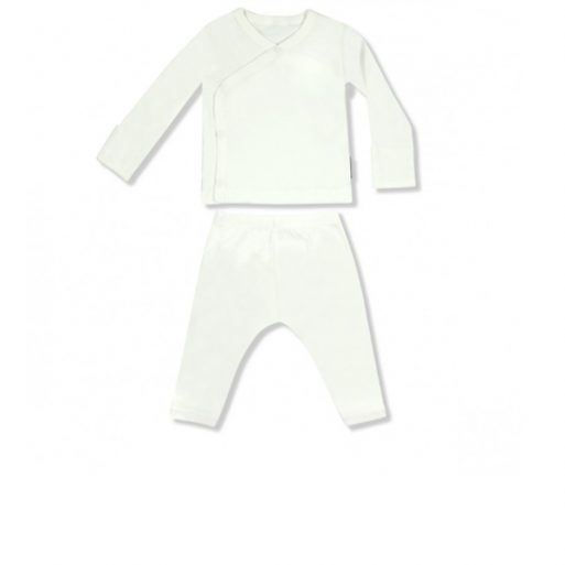 Little Palmerhaus Baby Kimono 3m - White