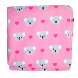 Kinderkeen Waterproof Sheet Jumbo (200x200) - Koala Pink