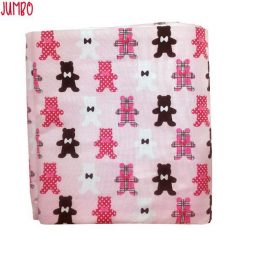 Kinderkeen Waterproof Sheet Jumbo (200x200) - Pink Teddy Bear