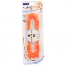 Lucky Baby Long Cabinet Lock Orange