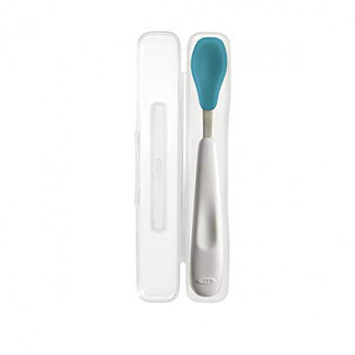 OXO Tot On-the-Go Feeding Spoon Aqua