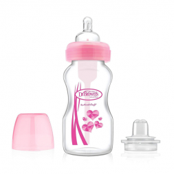 Dr.Brown WB9191 Transition Bottle 270ml - Pink