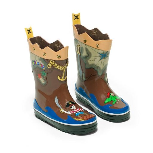 Kidorable Pirate Rain Boots sz-7