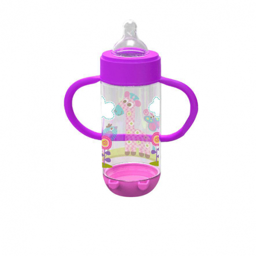 Baby Safe Feeding Bottle Wide Neck 250ml - Pink