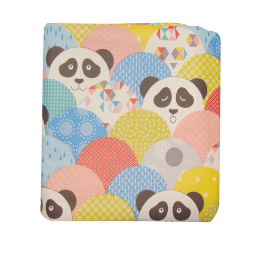 Kinderkeen Waterproof Sheet Jumbo (200x200) - Rainbow Panda