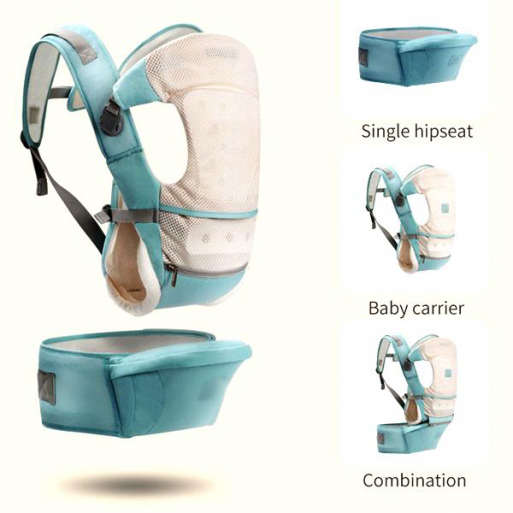 iBerry 9in1 Ultimate Baby Carrier - Sky Blue