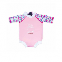 Cheekaaboo Snugbabes Suit - Light Pink / Sea Horse M(12-18m)