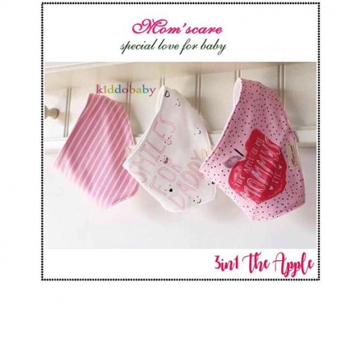 Mom's Care Scarf Bib 3in1 The Apple