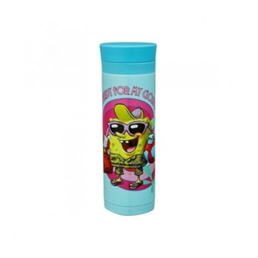 Thermos Stainless Steel Vacuum Flask 300ml - Spongebob