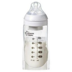 Tommee Tippee Express and Go Breast Milk Pouch Bottle 180ml/6floz