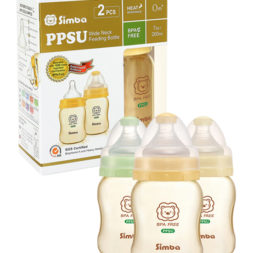 Simba PPSU Wide Neck Feeding Bottle 2x200ml