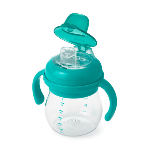 OXO Tot Grow Soft Spout Sippy Cup W/Removable Handles 6oz - Teal