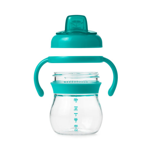 OXO Tot Grow Soft Spout Sippy Cup W/Removable Handles 6oz - Teal