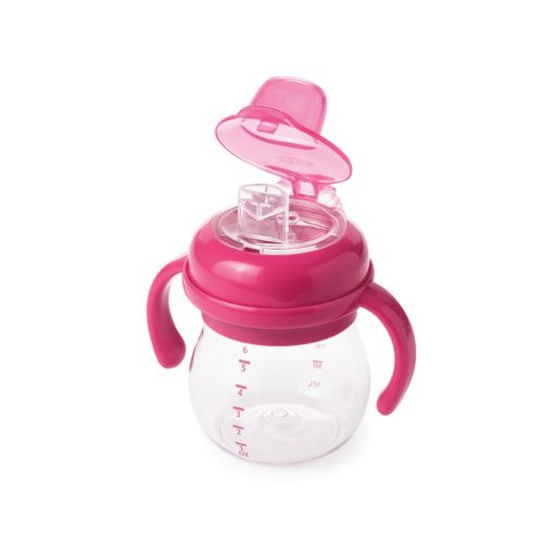 OXO Tot Grow Soft Spout Sippy Cup W/Removable Handles 6oz - Pink